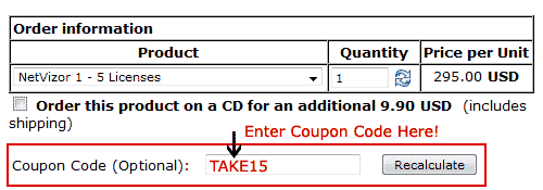 Spytech NetVizor Coupon Demo
